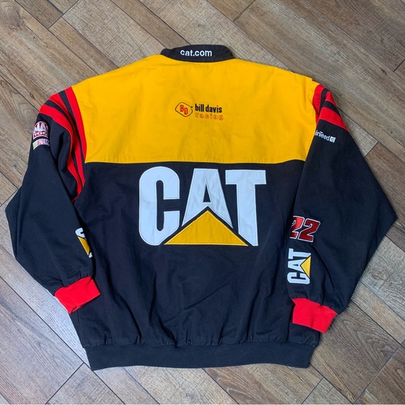 Vintage Team Caliber CAT NASCAR Bill Davis Jacket - Picture 4 of 10